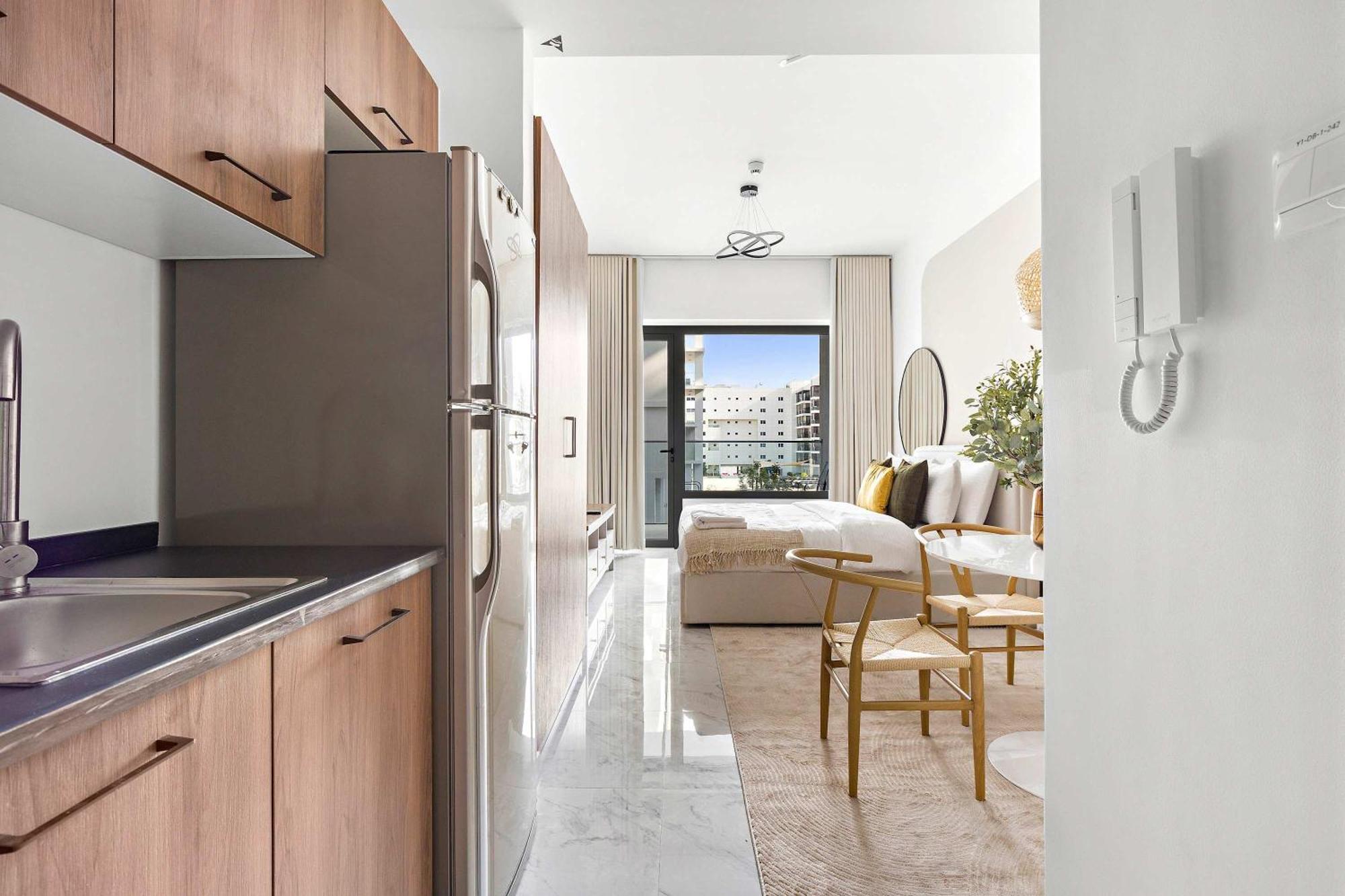 Silkhaus Chic Studio Near Masdar City Park Abu Dhabi Buitenkant foto