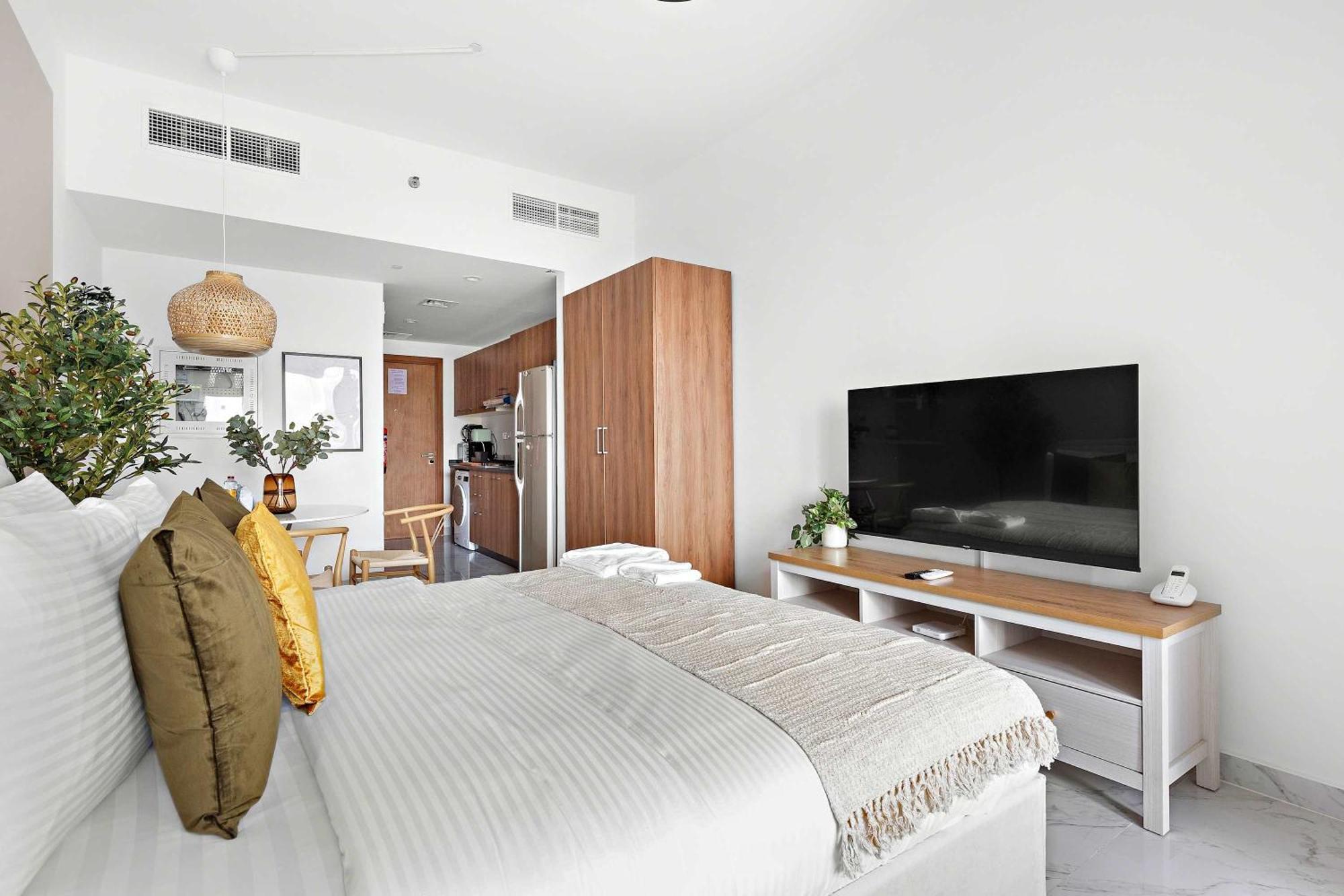 Silkhaus Chic Studio Near Masdar City Park Abu Dhabi Buitenkant foto